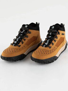 Timberland Mens Mid Hiker Wheat/Black